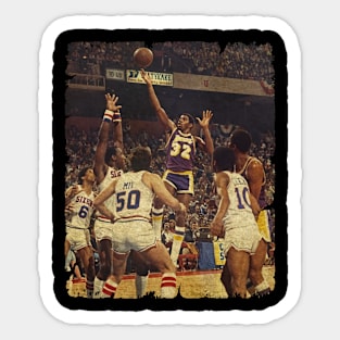 Magic Johnson vs Sixers All Star Sticker